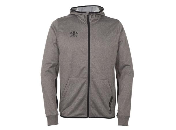 UMBRO Core Tech Hood Zip 19 Mørk grå 3XL Treningsjakke med hette i polyester 
